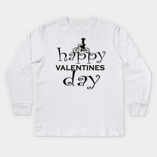 valentines day by chakibium Kids Long Sleeve T-Shirt